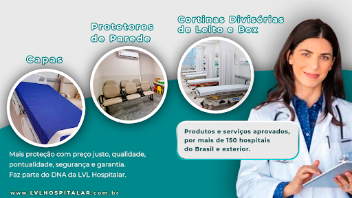 LVL Hospitalar | Fábrica de cortina hospitalar • Bate macas • Cantoneira • Protetor de parede • Placa vinílica • Divisória de leito • Corrimão • Papel de parede • Manta • Higienização de cortina | Empresa de acabamento de ambiente hospitalar
